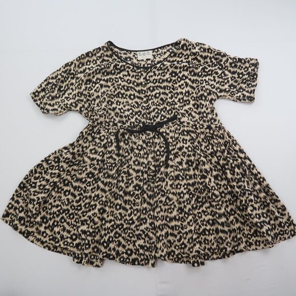 Sea New York Silk Leopard Print Mini Dress - Picture 2 of 9